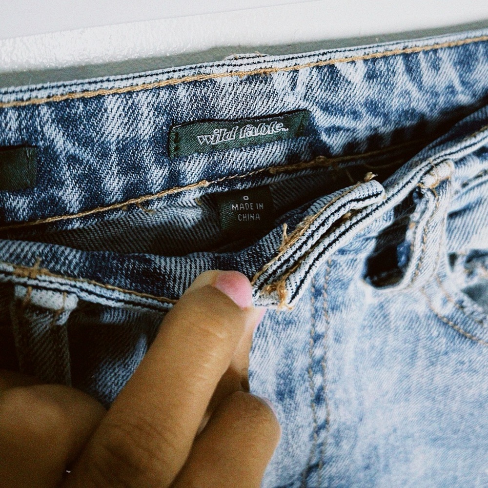 Wild Fable Flower Flare Jeans